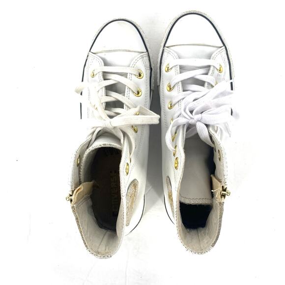 Converse Chuck Taylor All Star Lift Platform High Top Sidezip Sneakers Women's 8 - Picture 7 of 8